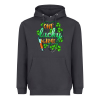 Smoke st.patricks one lucky nurse Heavyweight Hoodie - BarkalooDesign