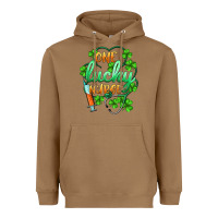 Toasted Coconut st.patricks one lucky nurse Heavyweight Hoodie - BarkalooDesign