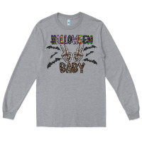 Heather Grey halloween baby Long Sleeve Tee - CowhideDigitalArt