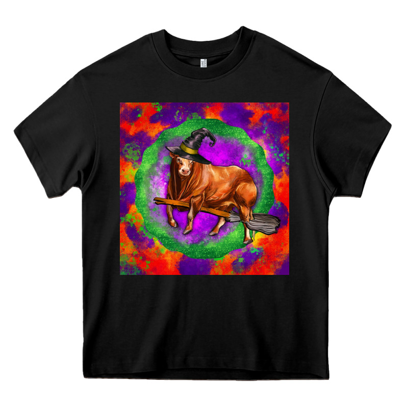 Halloween Red Angus Bull Heavy Core Tee by LillyAllenDesigns | Teevron