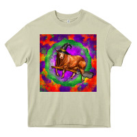 Mossy halloween red angus bull Heavy Core Tee - LillyAllenDesigns