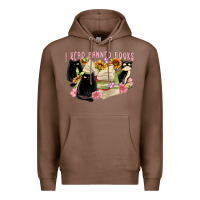 Chestnut ı read banned books Premium Hoodie - MaliasSmallBusiness