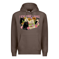Coffee ı read banned books Premium Hoodie - MaliasSmallBusiness