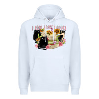 White ı read banned books Premium Hoodie - MaliasSmallBusiness