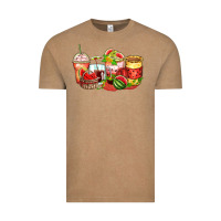 Vintage Coffee watermelon farm fresh coffee cups Vintage Tee - Zillion Design Studio