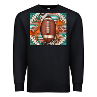 Black american football serape glittertumbler Premium Sweatshirt - Jasminsmagicworld