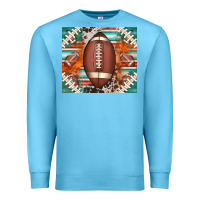 Ocean Blue american football serape glittertumbler Premium Sweatshirt - Jasminsmagicworld