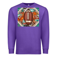 Purple american football serape glittertumbler Premium Sweatshirt - Jasminsmagicworld