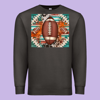 American Football Serape Glittertumbler Premium Sweatshirt Designed By Jasminsmagicworld