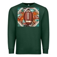Sports Green american football serape glittertumbler Premium Sweatshirt - Jasminsmagicworld