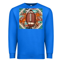 True Royal american football serape glittertumbler Premium Sweatshirt - Jasminsmagicworld