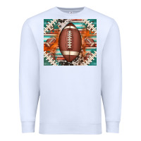White american football serape glittertumbler Premium Sweatshirt - Jasminsmagicworld