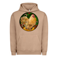 Cochin Rooster Christmas Urban Hoodie | Teevron