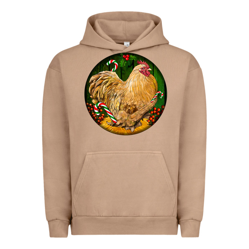 Cochin Rooster Christmas Urban Hoodie by LillyAllenDesigns | Teevron