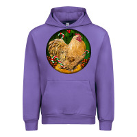 Tulip cochin rooster christmas Urban Hoodie - LillyAllenDesigns
