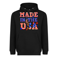 Black made in the usa Heavyweight Hoodie - NancyCooperArtShop