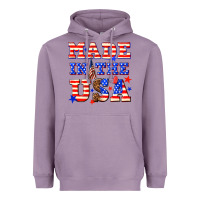 Lavender made in the usa Heavyweight Hoodie - NancyCooperArtShop
