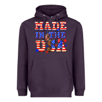 Plum made in the usa Heavyweight Hoodie - NancyCooperArtShop