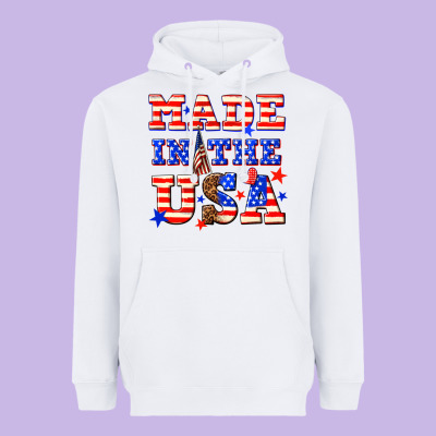 Made In The Usa Heavyweight Hoodie Designed By Nancycooperartshop