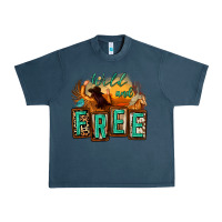 Midnight Navy wild and free cowgirl horse desert Urban Heavy Tee - Zillion Design Studio