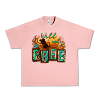 Salmon wild and free cowgirl horse desert Urban Heavy Tee - Zillion Design Studio