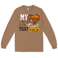 My Heart Is On That Court Long Sleeve Tee | Teevron