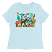 Baby Blue fall and nurse elements medical assistant Ladies Tee - AdoDesignShop
