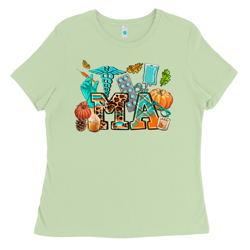 Fall And Nurse Elements Medical Assistant Ladies Tee by AdoDesignShop | Teevron