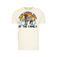 Vintage Arctic i'm the rainbow sheep of the family suffolk sheep black face sheep Vintage Tee - RanaPortraitStore