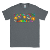 Charcoal Heather see you later educators  libbey glass Classic Tee - HRA Design Shop