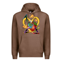 Chestnut heart pencil Premium Hoodie - NancyCooperArtShop