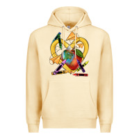 Pina Colada heart pencil Premium Hoodie - NancyCooperArtShop