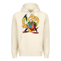 Tofu heart pencil Premium Hoodie - NancyCooperArtShop