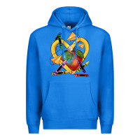 True Royal heart pencil Premium Hoodie - NancyCooperArtShop