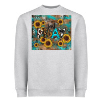 Heather Grey just pray Heavyweight Sweatshirt - RanaPortraitStore