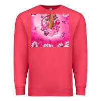 Cardinal Breast Cancer diva Premium Sweatshirt - NancyCooperArtShop
