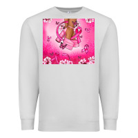 Dove Grey Breast Cancer diva Premium Sweatshirt - NancyCooperArtShop