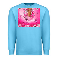 Ocean Blue Breast Cancer diva Premium Sweatshirt - NancyCooperArtShop