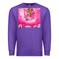 Purple Breast Cancer diva Premium Sweatshirt - NancyCooperArtShop
