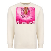 Sandshell Breast Cancer diva Premium Sweatshirt - NancyCooperArtShop