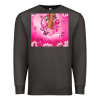 Smoke Breast Cancer diva Premium Sweatshirt - NancyCooperArtShop