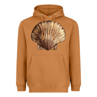 Meerkat Japanese Scallop Shell Heavyweight Hoodie - LillyAllenDesigns