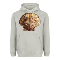 Moon Dust Japanese Scallop Shell Heavyweight Hoodie - LillyAllenDesigns
