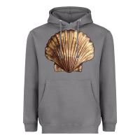 Storm Japanese Scallop Shell Heavyweight Hoodie - LillyAllenDesigns