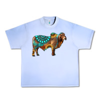 Grape Ice brahman bull gemstone turquoise and sunflower Urban Heavy Tee - RanaPortraitStore