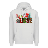 Dove Grey Christmas nurse Premium Hoodie - AdoDesignShop