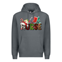 Rock Christmas nurse Premium Hoodie - AdoDesignShop