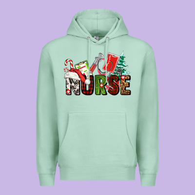 Christmas Nurse Premium Hoodie Designed By Adodesignshop