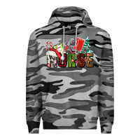 Slate Camo Christmas nurse Premium Hoodie - AdoDesignShop