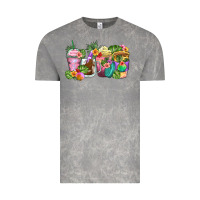 Cloud Rock tropical coffee cups Vintage Tee - Zillion Design Studio